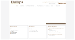 Desktop Screenshot of johnphillipslaw.com